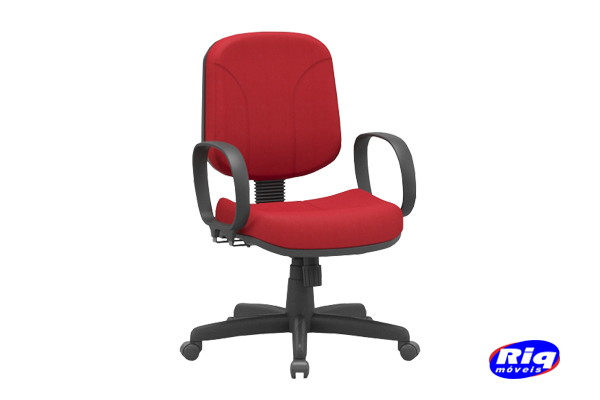 Cadeira de escritório diretor vermelha OPEPX