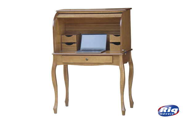 Escrivaninha para escritório inglesa madeira DINEP