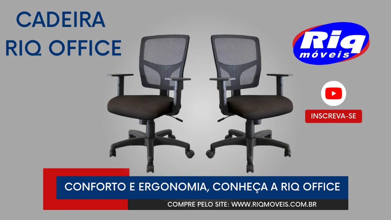 Cadeira Riq Office de trabalho/escritório, Modelo Diretor para escritório  encosto em tela Preto/Preto - RIKSTOK Aqui você encontra tudo em móveis  para o seu escritório!
