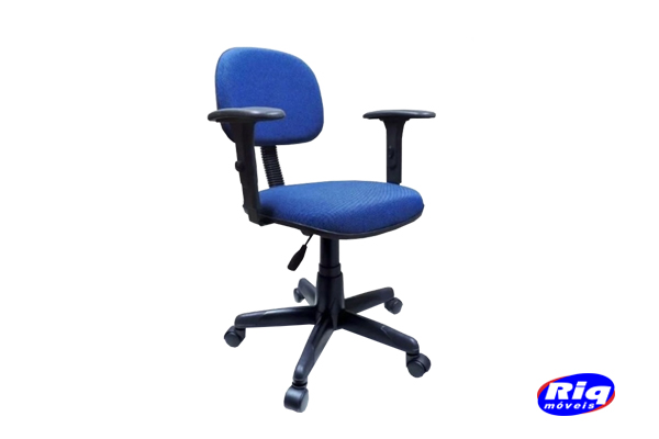 Cadeira para escritório secretária giratória com braços ZRAAM