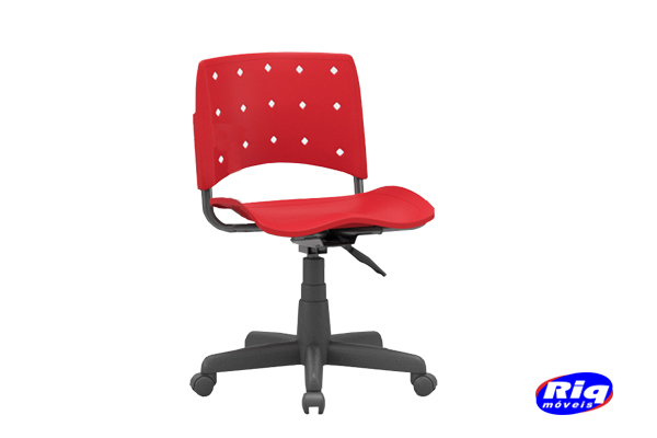 Cadeira para escritório secretária giratória polipropileno sem braço ERGPX