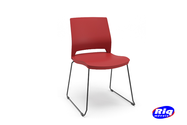 Cadeira de escritório fixa trapezoidal baixa DUNPX
